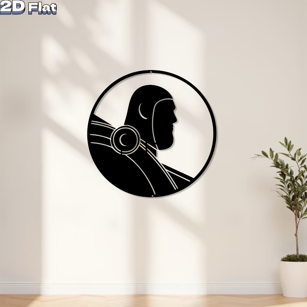 Tech Office Wall Art - Modern Robot Alüminyum Duvar Sanatı Hava