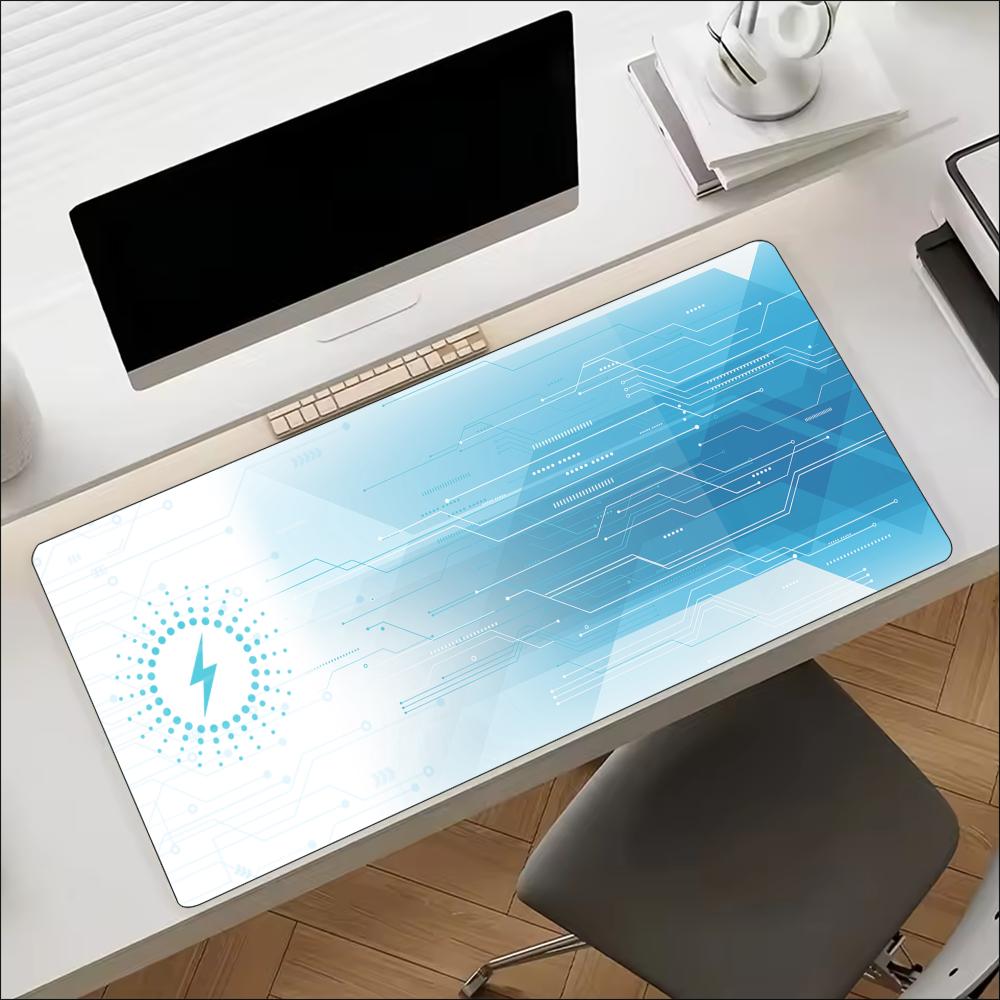 Office Tech Setup - Blue Tech Devre Desenli Genişletilmiş Mouse