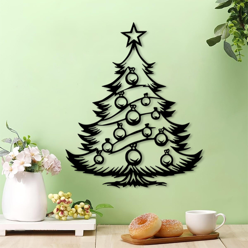 Tech Office Wall Art - CIFBUY Lazer Kesim Ağaç Metal Duvar