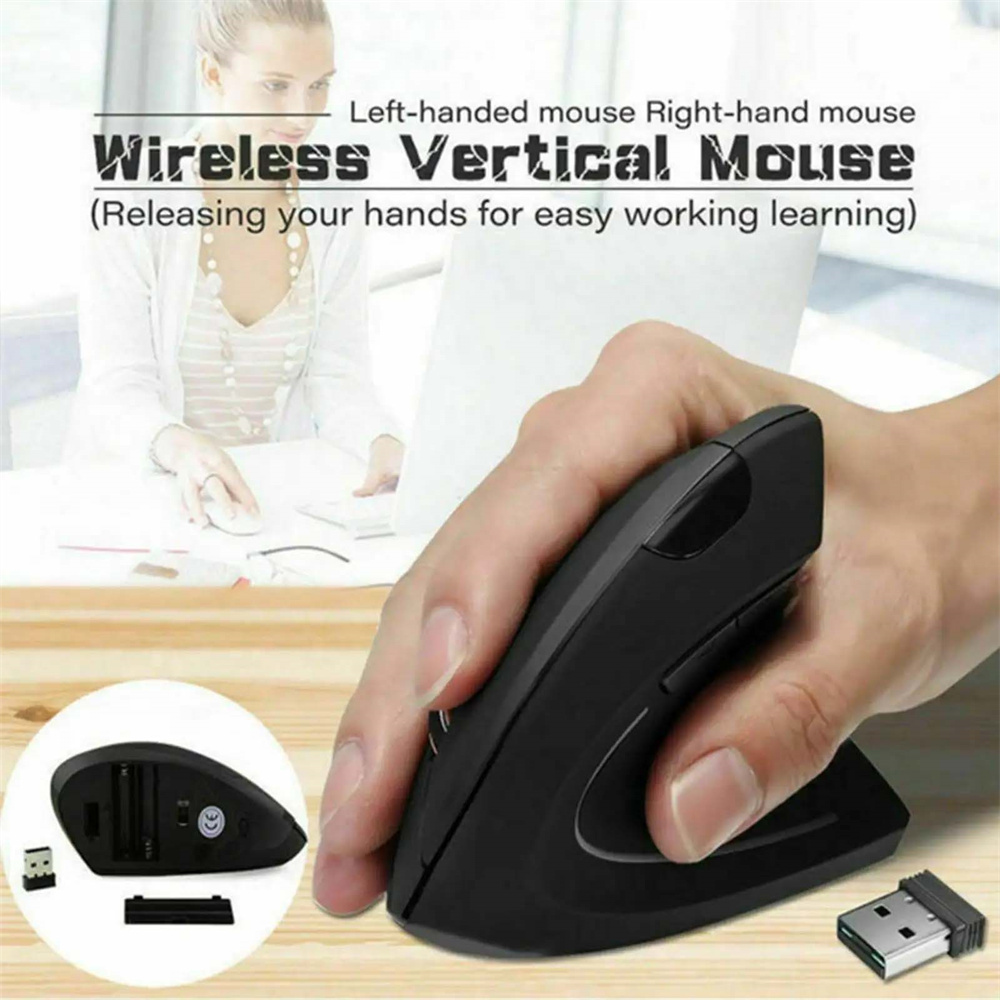 Ergonomic Mouse Vertical - Dikey Fare Ergonomik 2.4 GHz Kablosuz