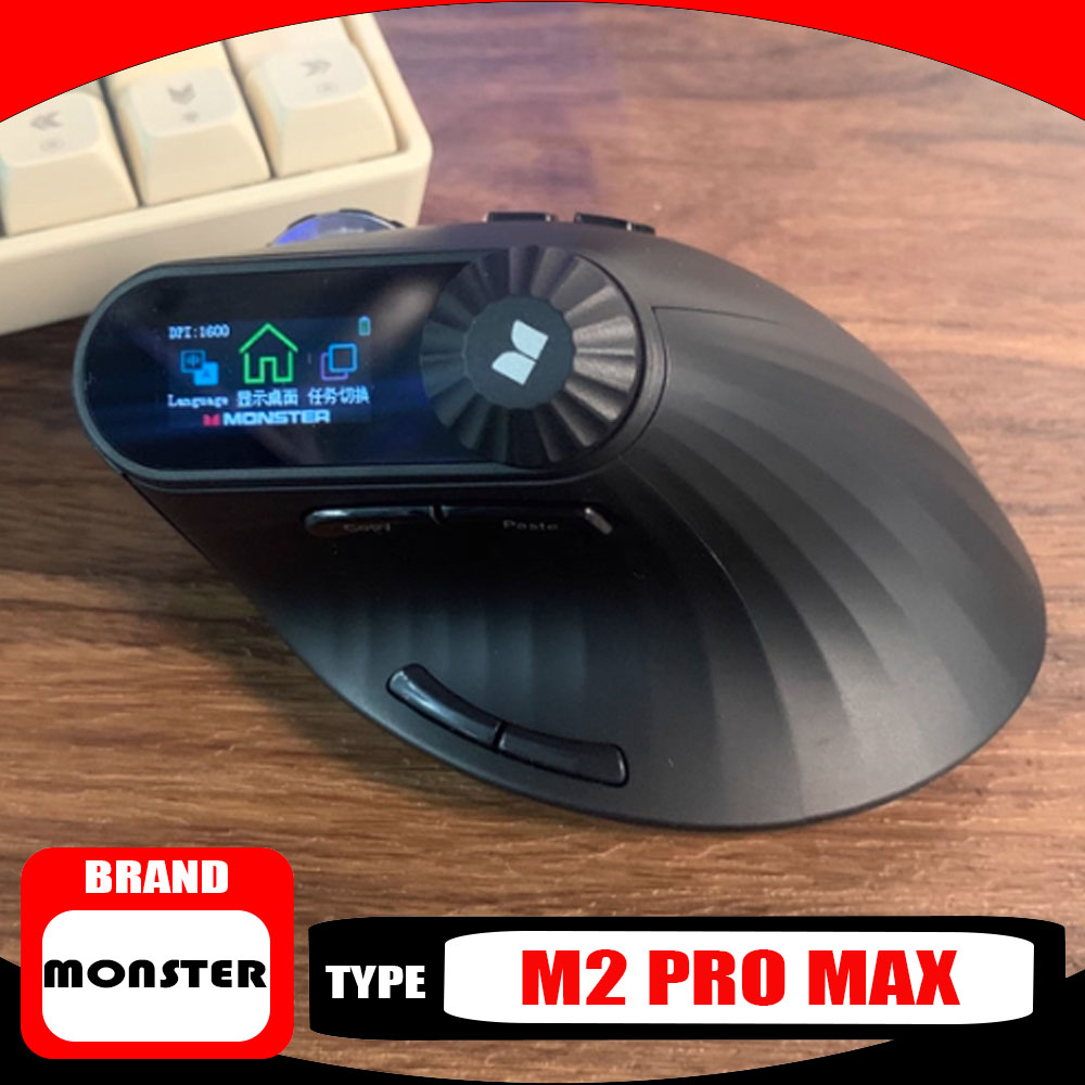 Ergonomic Mouse Vertical - Monster M2 PRO MAX Oyun Faresi