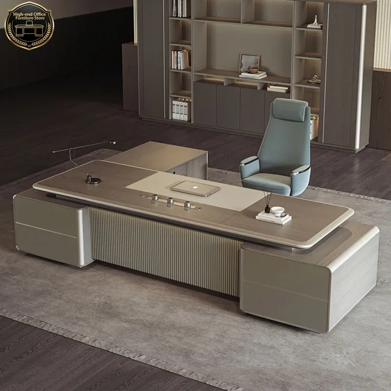 Office Tech Setup - Boss Gaming L Masa Ev Ofis