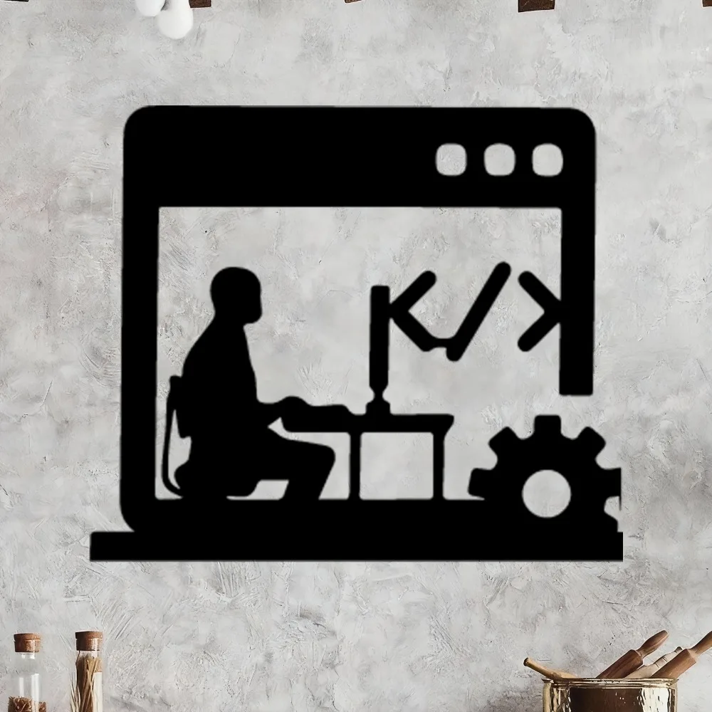Tech Office Wall Art - CIFBUY Metal Duvar Sanatı Programcı Hediyesi