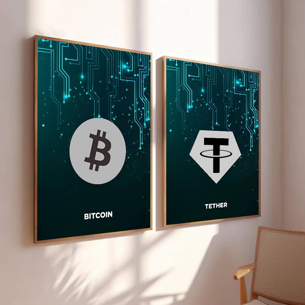 Teknoloji Devresi Kripto Sembo - Tech Office Wall Art incelemesi ve fiyatı