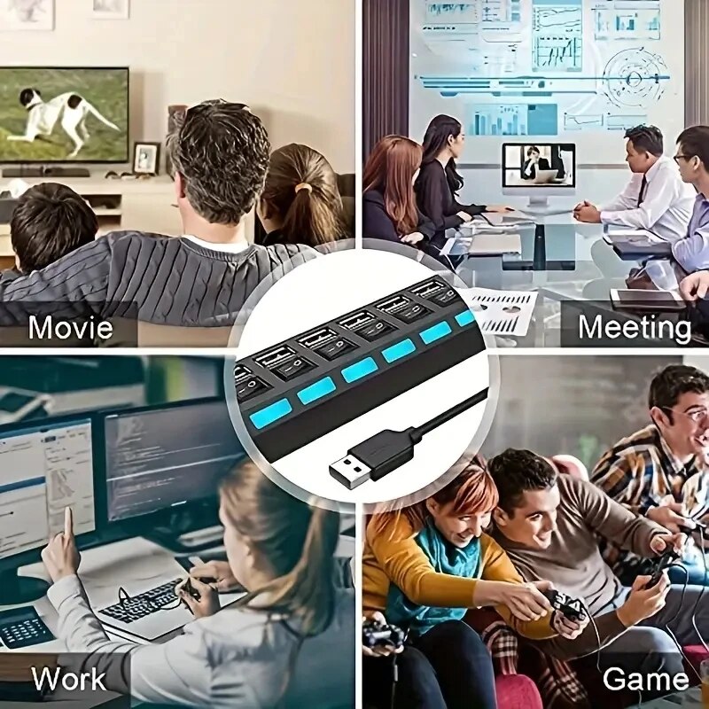Yüksek Hızlı 4/7 Bağlantı Nokt - Multi Port Usb Hub incelemesi ve fiyatı
