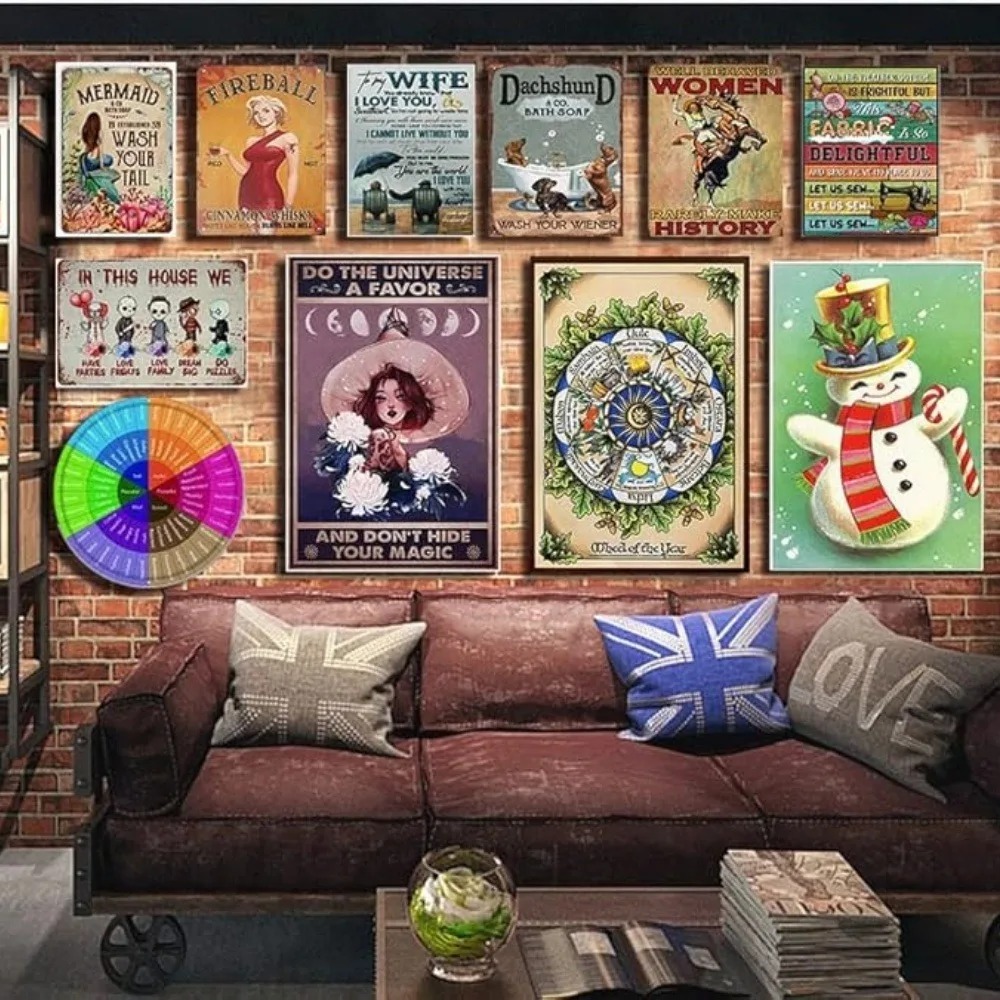 CIFBUY Retro Endüstriyel 2D Dü - Tech Office Wall Art incelemesi ve fiyatı