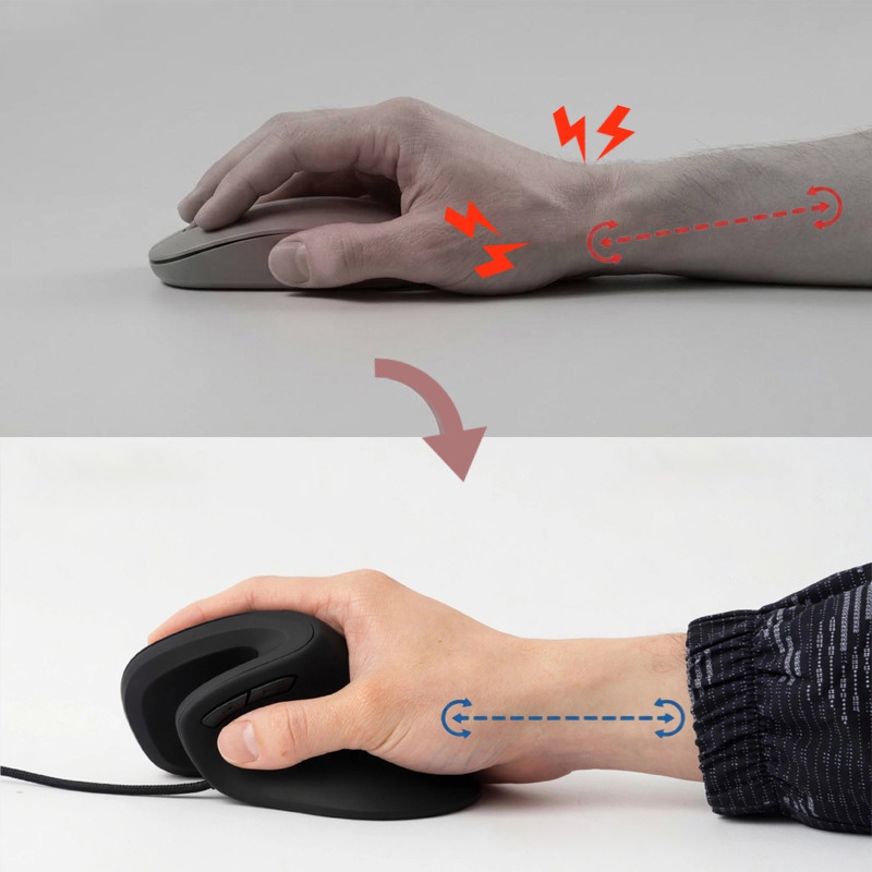 Ergonomik Şarj Edilebilir Mous - Ergonomic Mouse Vertical incelemesi ve fiyatı
