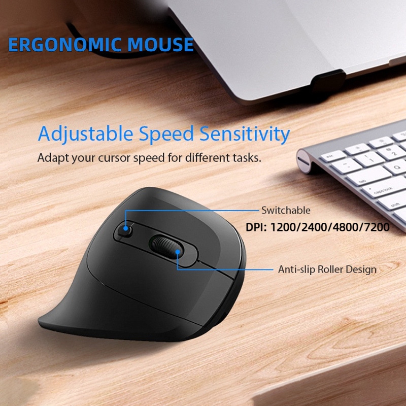 Ergonomik Şarj Edilebilir Mous - Ergonomic Mouse Vertical incelemesi ve fiyatı