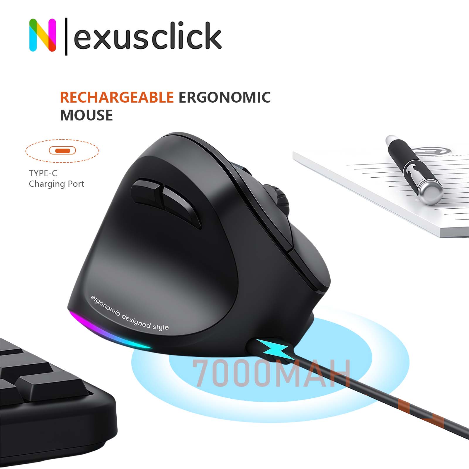 Meetion Mishen Bluetooth Sol E - Ergonomic Mouse Vertical incelemesi ve fiyatı