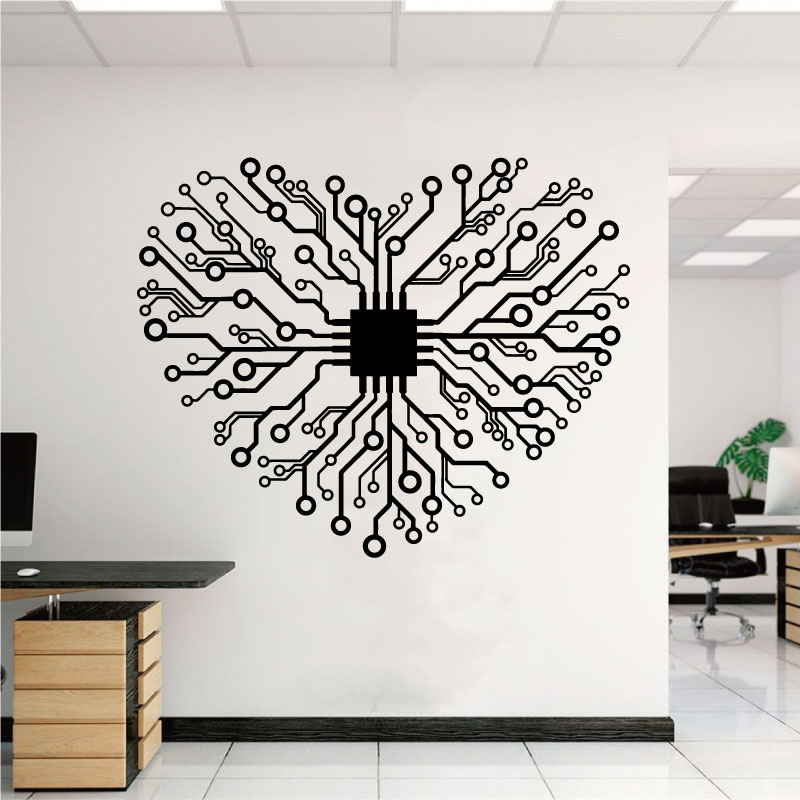 Aşk Çip Teknik Şirket Ofis Vin - Tech Office Wall Art incelemesi ve fiyatı