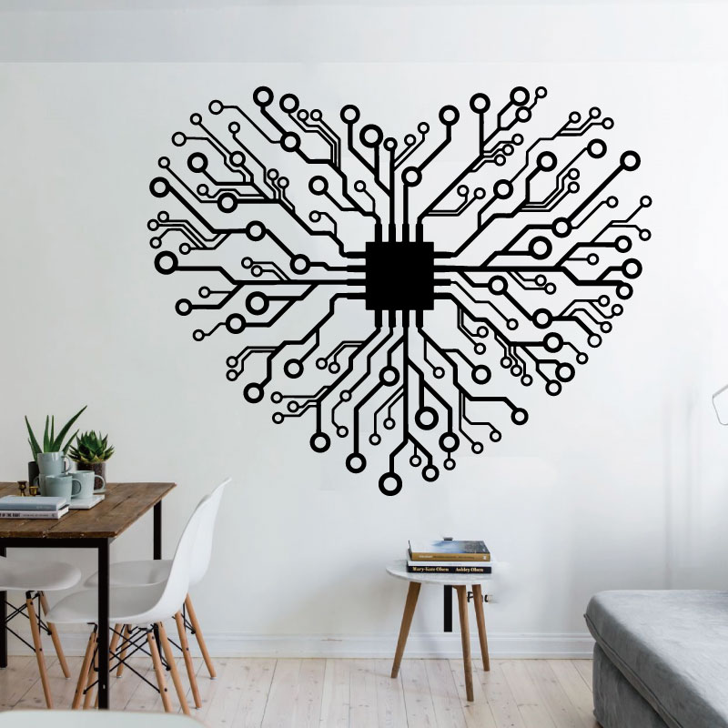 Aşk Çip Teknik Şirket Ofis Vin - Tech Office Wall Art incelemesi ve fiyatı