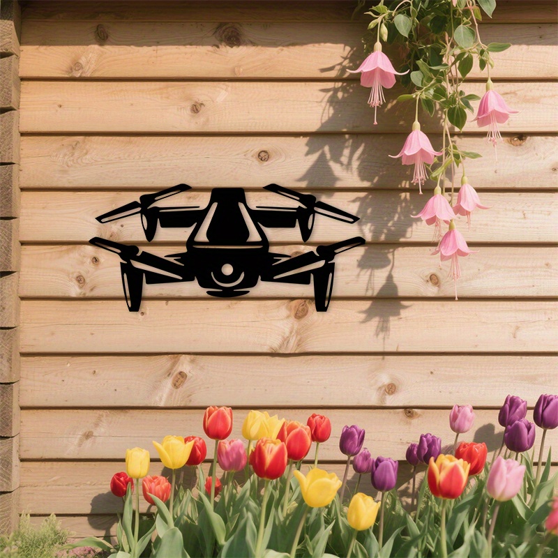 2D Düz Drone Demir Duvar Sanat - Tech Office Wall Art incelemesi ve fiyatı