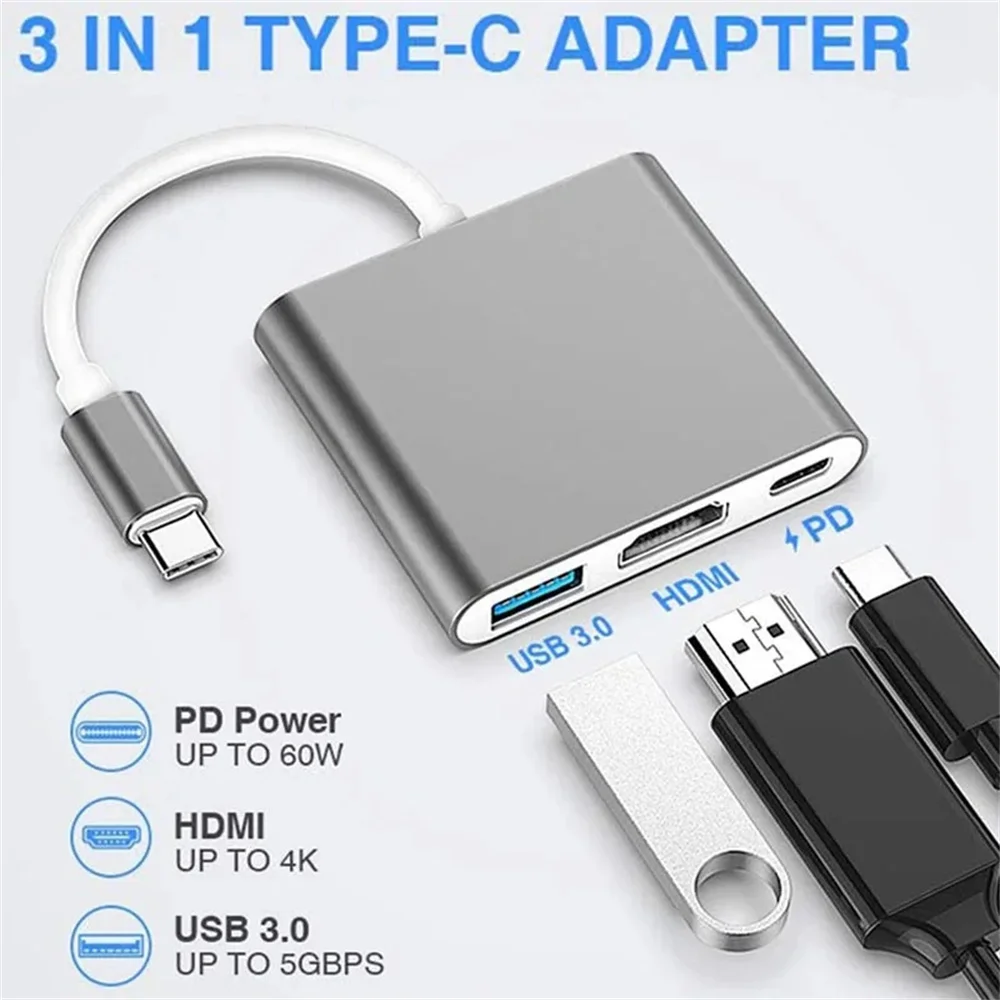 USB C HUB 3'ü 1 Arada Çoklu Po - Multi Port Usb Hub incelemesi ve fiyatı