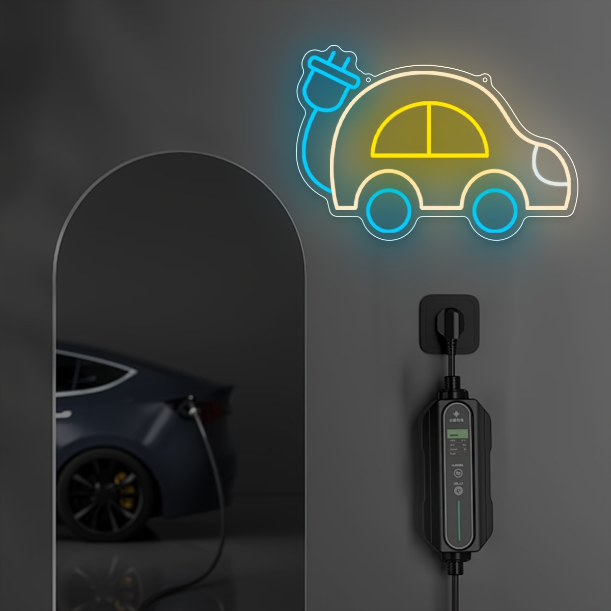 Elektrikli Araba Şarjı EV Tema - Tech Office Wall Art incelemesi ve fiyatı