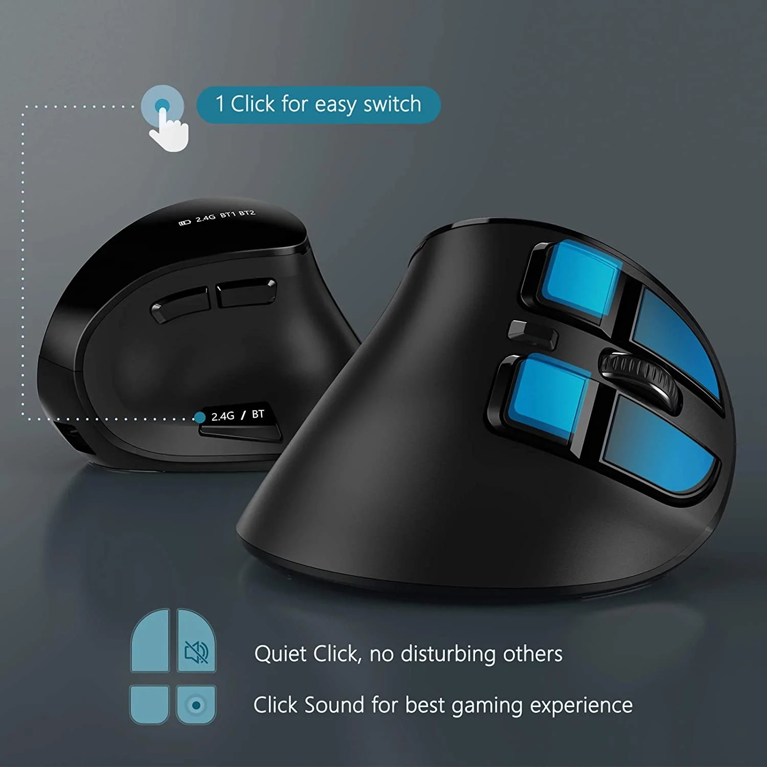 Seenda dikey kablosuz fare Tab - Ergonomic Mouse Vertical incelemesi ve fiyatı
